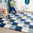 thumbnail image 2 of 12pcs Foam Baby Play Mat Puzzle Mat Kids Interlocking Exercise Tiles Rugs Floor Tiles Toy Carpet Soft Carpet 30*30*1cm, 2 of 10