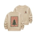 thumbnail image 4 of Cowsor Chandails en Molleton pour Filles Enfants Mignon Graphique Col Rond Chandail Tops Xmas Manches Longues Chemises de Vacances, 4 of 7