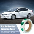 thumbnail image 2 of Unique Bargains 2.5cmx9m Green and White Arrow Car Reflective Stickers Safety Warning Reflective Protector, 2 of 6
