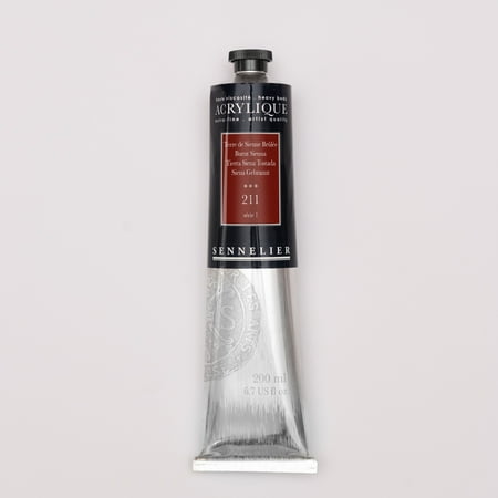 UPC: 3046450068976 | Sennelier Extra-Fine Artist Acryliques – Burnt Sienna 200 ml tube