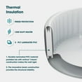 thumbnail image 3 of RELXTIME Oval Inflatable Hot Tub 2 Person 75x47inch Outdoor Portable Spa, Blue, 3 of 6
