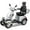 Silver, variant on QEEKA Heavy Duty 4-Wheel Mobility Scooter, Electric Powered Chair, 800W, Red, 500 lb Limit