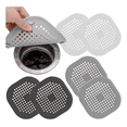 thumbnail image 1 of 6pzs Tapa Coladera De Regadera Para Baño Con Fuerte Ventosa Xtellar gris, 1 of 4