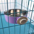 thumbnail image 2 of Crate Dog Bowl, Removable Stainless Steel Water Food Feeder Bowls Cage Coop Cup for Cat Puppy Bird Pets, 2 of 4
