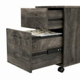 thumbnail image 6 of Bush Furniture Key West Mobile File Cabinet, 2 Drawer, Dark Gray Hickory, 6 of 9