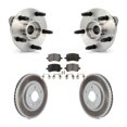 thumbnail image 1 of Transit Auto Front Hub Bearing Assembly Coated Disc Brake Rotors and Semi-Metallic Pads Kit for Car Chevrolet HHR KBB-103583, 1 of 11