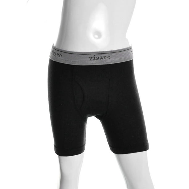 Vigaro Vigaro Big Boys Cotton Comfort Boxer Briefs (12Pack