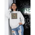 thumbnail image 2 of Capricorn Zodiac Ethnic Sweatshirt Women -Image by Shutterstock, Female Medium, 2 of 4
