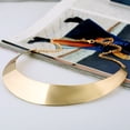 thumbnail image 4 of Nvzi Collar grueso de acero inoxidable con cara ancha - Collar pulido de primera calidad, 4 of 4