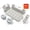 [Cartoon Bear] Gray, variant on Stylish And Cute Cartoon Bear Skin-Friendly Car Inflatable Mattress, Portable Folding Car Accessories, Suitable for Outdoor Camping, Beach Trips, Self-Driving Car Rear Air Mattress