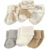Luvable Friends Baby Unisex Newborn and Baby Socks Set, Safari, 0-3 Months