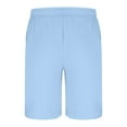 thumbnail image 4 of Mgmyaa Men's Pajama Shorts Elastic Waist Lounge Shorts with Pockets, 4 of 5