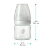 Evenflo Balance + Standard Neck BPA-Free Plastic Baby Bottles - 2oz, Clear, 2ct