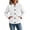 White, variant on Plus Size Jackets for Women Quilted Lightweight Button Down Puffer Jacket Coats Padded Outwear with Pockets