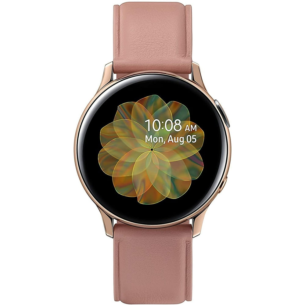 Samsung Galaxy Watch Active2 (40mm), Gold (Stainless Steel - LTE Unlocked) - SM-R835U (Certified