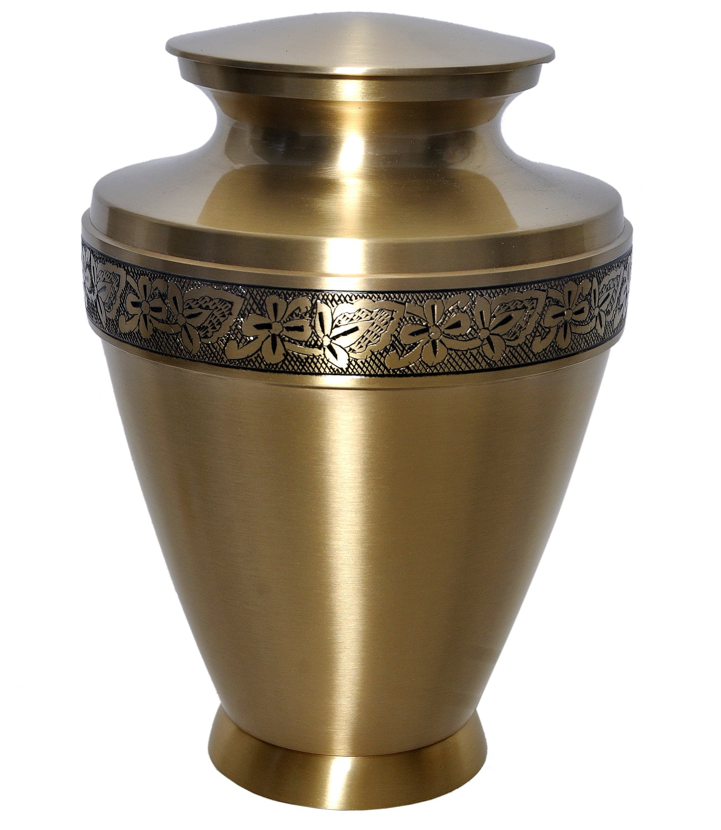 Hand Made in Brass Large Size fits remains of Adults up to 200 lbs Rimini Model Cremation Urn for Human Ashes Suitable for Cemetery Burial or Niche Silver Funeral Urn by Liliane Memorials Hand Made in Brass Large Size fits remains of Adults up to 200 lbs Rimini Model Cremation Urn for Human Ashes Suitable for Cemetery Burial or Niche Silver Funeral Urn by Liliane Memorials