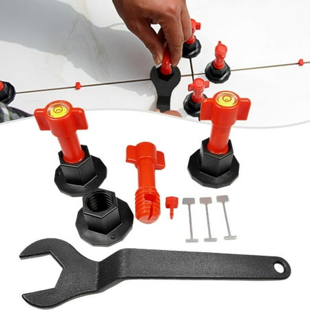 

TureClos Ceramic Tile Leveling Device Tile Spacers Practical Durable Reusable Tile Leveling System Kits
