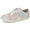 Blue Pink, variant on JENN ARDOR Womens Canvas Shoes Low Top Lace-up Sneaker Non-Slip Outdoor Walking Flat Shoes