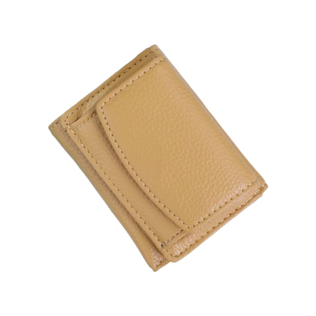 braveheart PU Purse Wallet Purse Card Holder Multifunction Blocking Design Large Capacity Japanese Style Money Bag Wallets Yellow 1Set