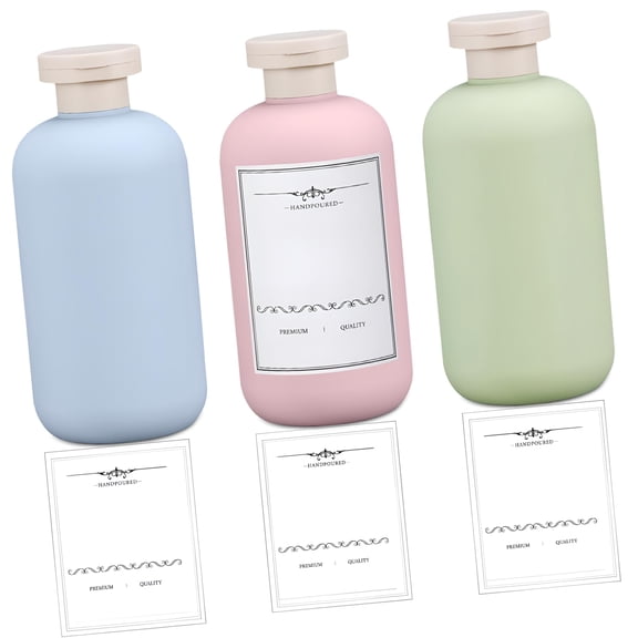 ACDANC Travel Shampoo Bottle,Empty Plastic Squeeze Bottles 10Oz with Flip Cap,Lotion Container for Travel Size Shampoo and Conditioner