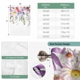 thumbnail image 6 of Wild Flowers Tie Up Curtains for Windows, Adjustable Balloon Window Shades, Farmhouse Country Floral Leaf Plant Kitchen Window Treatments Adjustable Roll Up Curtain for Basement/Nursery 52"x45", 6 of 8