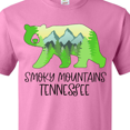 thumbnail image 4 of Inktastic Smoky Mountains, Tennessee- Mountains and Bear Shape T-Shirt, 4 of 5