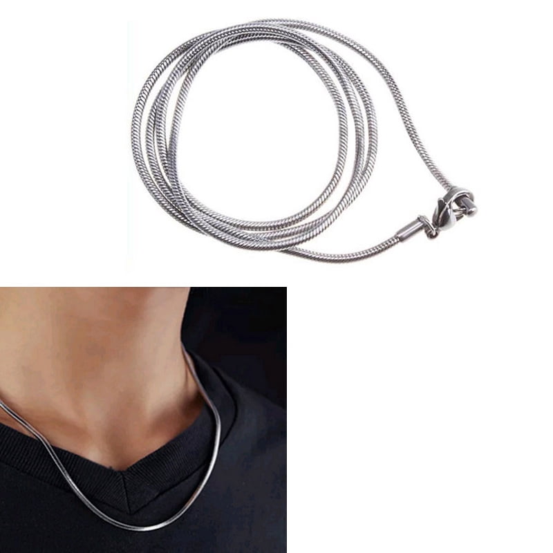Alextreme 22 inch Men Necklace Silver 