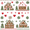 Brown Nordic Christmas, variant on Yayeee Faucet Mat for Kitchen Sink 14.7" Diatomite Long Splash Guard Pad, Red Nordic Christmas