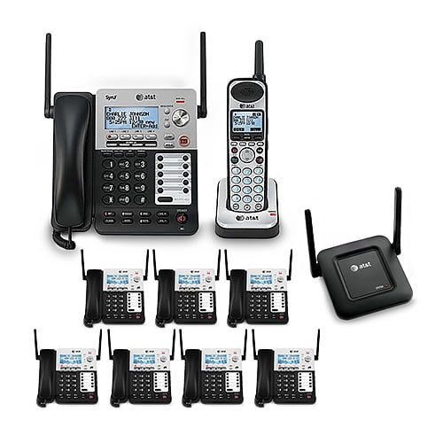 AT/&T SB67148 4-Line DECT 6.0 1.9GHz Corded Cordless Phone NEW!!
