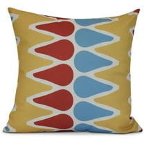 Simply Daisy, Geometric, Multi Colored Picks Outdoor Pillow