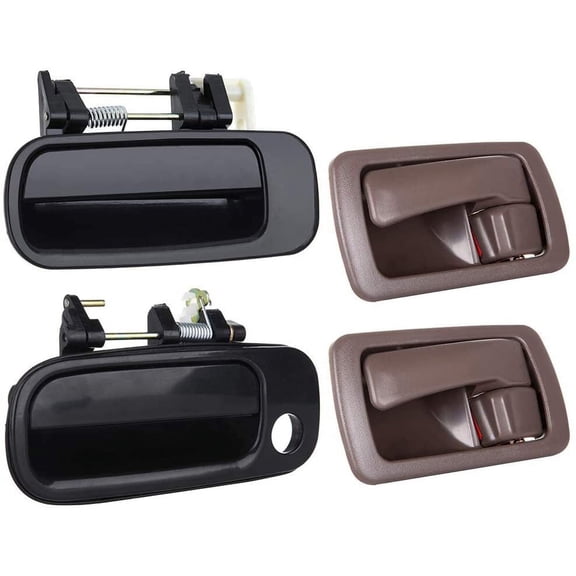 CCIYU Door Handles fit for 1992-1996 for Toyota Camry Exterior Interior Driver Side(4pcs)