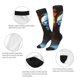 thumbnail image 3 of Balery Red And Blue Fire Skull Warrior Calcetines novedosos Calcetines deportivos Calcetines hasta la rodilla Calcetines de algodón Calcetines originales y geniales, 3 of 6