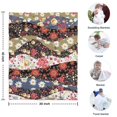 thumbnail image 4 of Pioneer Flower Blanket,Comfortable Soft Flannel Throw Blanket,All Season,Warm Lightweight Blankets for Sofa Bed Couch Living Room Chair,30"x40"(80x100cm), 4 of 4