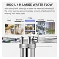 thumbnail image 3 of 8000L/H Water Filter Filter Sediment Rust Protect Home Water Enough Whole House Sediment Water 1" WTR Filter System, 3 of 5