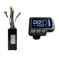 thumbnail image 1 of Ebike Motor Controller LCD LED Display 36V 48V 30A 750W 1000W 2 Model Sinewave Controller Electric Bicycle EN06 Display, 1 of 5