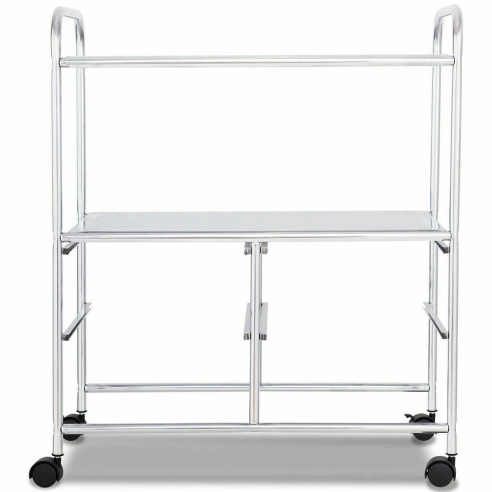 Demi Bonn 4 Drawers Shelves Rolling Storage Cart Rack with 4 Universal Casters, Transparent Multicolor