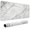 White Marble, variant on Large Extended Mouse Pad 35.4 x 15.7 Inch, Coffee Skeleton Gaming Desk Mat with Non-Slip Rubber Base, Stitched Edges