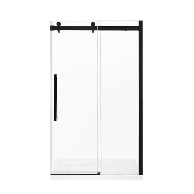 OVE Decors Bel 60" W x 78-3/4" H Frameless Soft-Close Sliding Shower Door