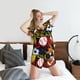 thumbnail image 5 of Fotbe Balls Conjunto de Pijama Estampado para Mujer, 2 Piezas, Ropa de Dormir con Camiseta de Manga Corta y Shorts Suaves-Large, 5 of 6