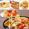 thumbnail image 5 of 2 platos para pizza, revestimiento antiadherente, plato redondo para pizza, bandeja para pizza antiadherente de acero al carbono, horno para barbacoa, para restaurantes y horneado de pizza en casa, 5 of 5