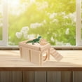 thumbnail image 4 of RENACLIPY Leopard Gecko Tank Hides Wooden Lizard Habitat Light Brown Accessories 1Pack, 4 of 6