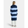 thumbnail image 2 of No Boundaries Striped Open Front Duster, Women’s, 2 of 3