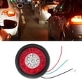 thumbnail image 1 of Luz Trasera Redonda ANGGREK 12-24V 16LED Color Roja Blanca Para Camiones de Remolque RV, 1 of 8