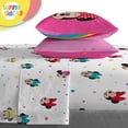thumbnail image 5 of Sunny Side Up Disney Minnie Mouse Rainbow Dots 7 Piece Full Size Bed Set with Sham, 5 of 6