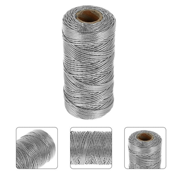 Masteelf  Twine Rope Metallic Gold and Silver Thread Tag Line