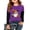 Dark Purple(Cartoon Pumpkin Ghost Bat), variant on Halloween Cute Shirts for Girls Size 8-10 Long Sleeve Novelty Cartoon Pumpkin Ghost Bat T-Shirt Thanksgiving Trendy Y2k Crew Neck Tee Tops Black 5-6 Years