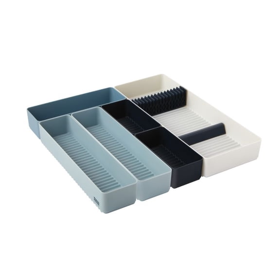 Kuhn Rikon Wave Drawer Organizer Set 6pcs: 15" x 15" x 2"