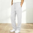 thumbnail image 2 of CONZONE Kids Boys Uniform Sweatpants Straight Leg Sweat Pants for Child Elastic Waist Drawstring Back To School Fall Winter Athletic Jogger Pants with Pockets, 2 of 8