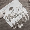 thumbnail image 1 of Juego de aretes de perlas de imitación brillar 9 piezas Electrónica, 1 of 5