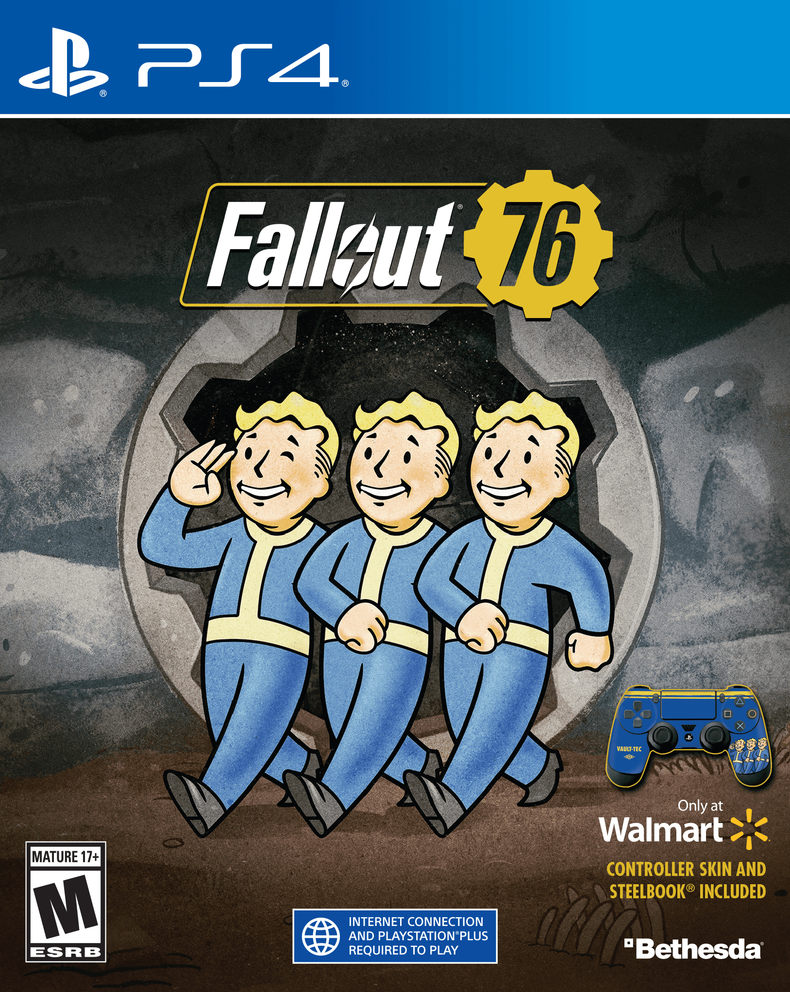 Fallout 76 Steelbook Bethesda Playstation 4 00093155174344